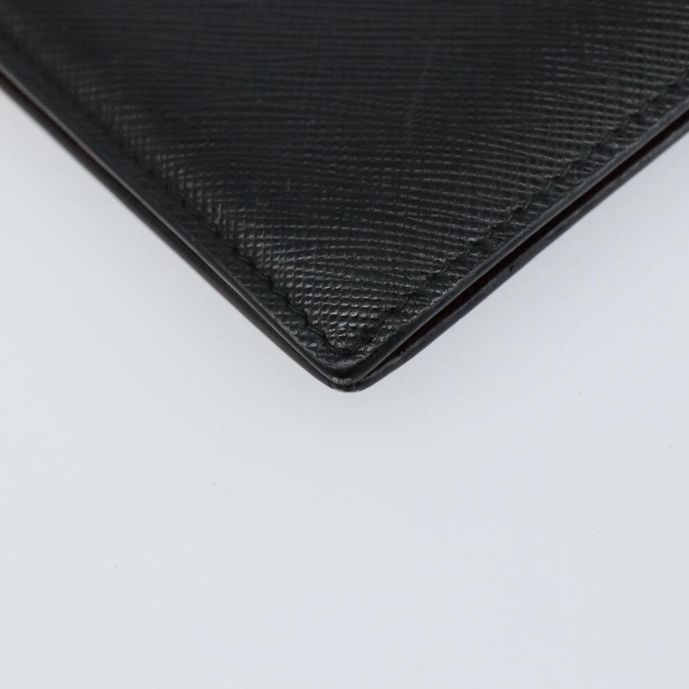 PRADA Card Case Safiano leather Black Auth bs30916 - Picture 16 of 16